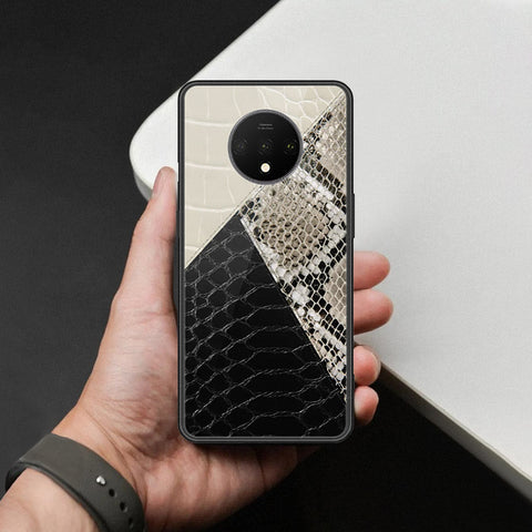 OnePlus 7T Cover - Printed Skins Series - HQ Ultra Shine Premium Infinity Glass Soft Silicon Borders Case