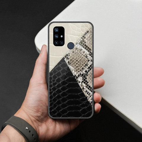 OnePlus Nord N10 Cover - Printed Skins Series - HQ Ultra Shine Premium Infinity Glass Soft Silicon Borders Case