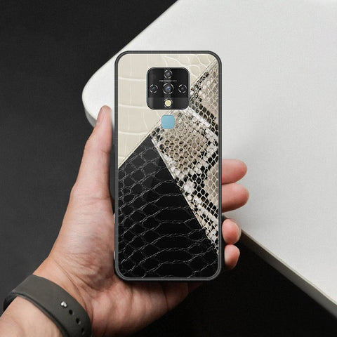 Tecno Camon 16 Cover - Printed Skins Series - HQ Ultra Shine Premium Infinity Glass Soft Silicon Borders Case