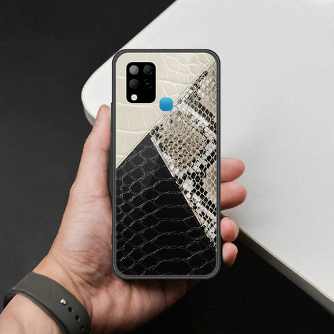 Infinix Hot 10s Cover - Printed Skins Series - HQ Ultra Shine Premium Infinity Glass Soft Silicon Borders Case