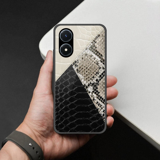 Vivo Y02s Cover - Printed Skins Series - HQ Ultra Shine Premium Infinity Glass Soft Silicon Borders Case