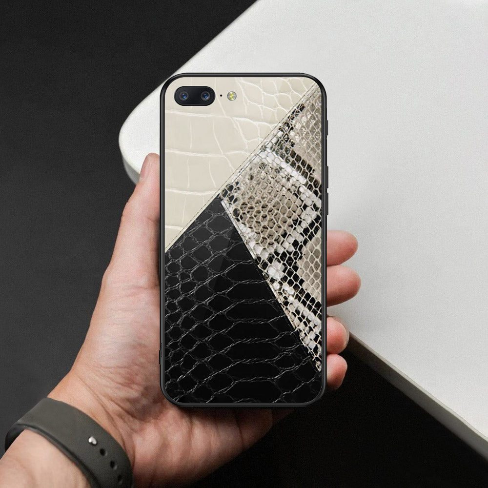 OnePlus 5 Cover - Printed Skins Series - HQ Ultra Shine Premium Infinity Glass Soft Silicon Borders Case