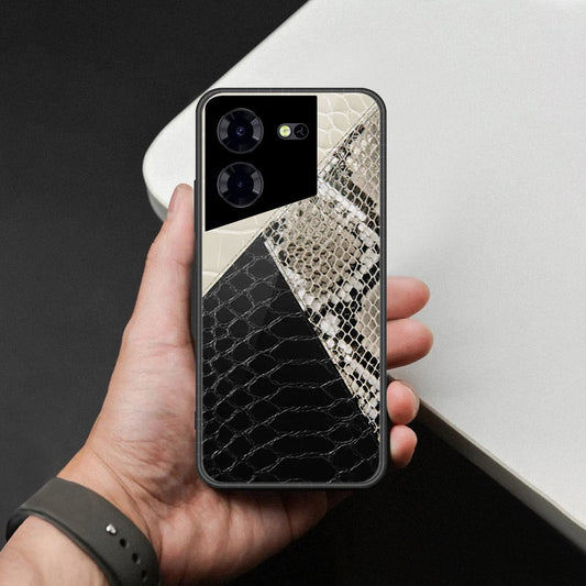 Tecno Pova 5 Pro Cover - Printed Skins Series - HQ Ultra Shine Premium Infinity Glass Soft Silicon Borders Case