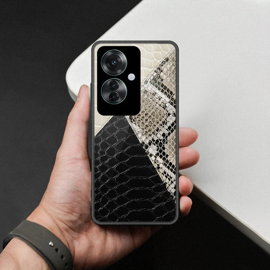 Oppo Reno 11F 5G Cover - Printed Skins Series - HQ Ultra Shine Premium Infinity Glass Soft Silicon Borders Case