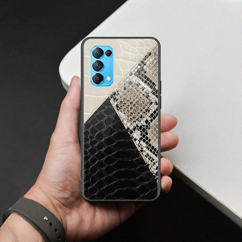 Oppo Reno 5 5G Cover - Printed Skins Series - HQ Ultra Shine Premium Infinity Glass Soft Silicon Borders Case