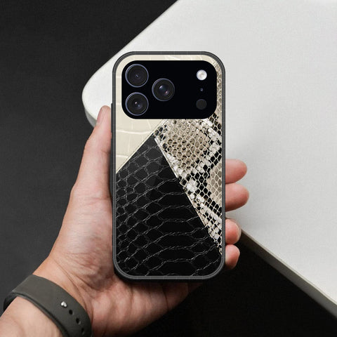 iPhone 17 Pro - Printed Skins Series - HQ Ultra Shine Premium Infinity Glass Soft Silicon Borders Case