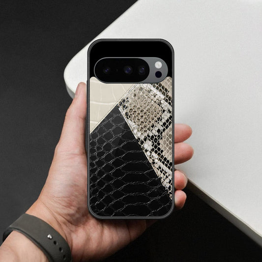 Google Pixel 9 Pro XL Cover - Printed Skins Series - HQ Ultra Shine Premium Infinity Glass Soft Silicon Borders Case