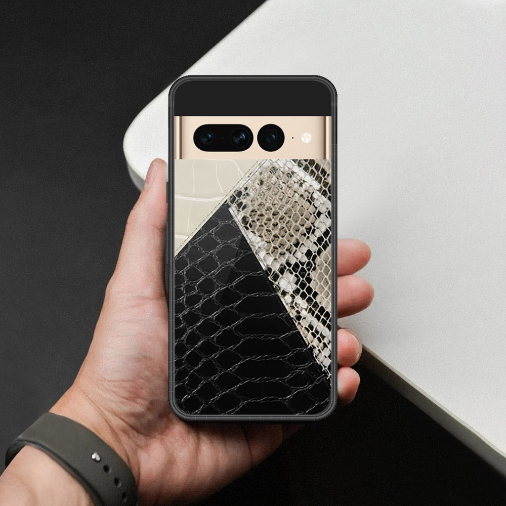 Google Pixel 7 Pro Cover - Printed Skins Series - HQ Ultra Shine Premium Infinity Glass Soft Silicon Borders Case