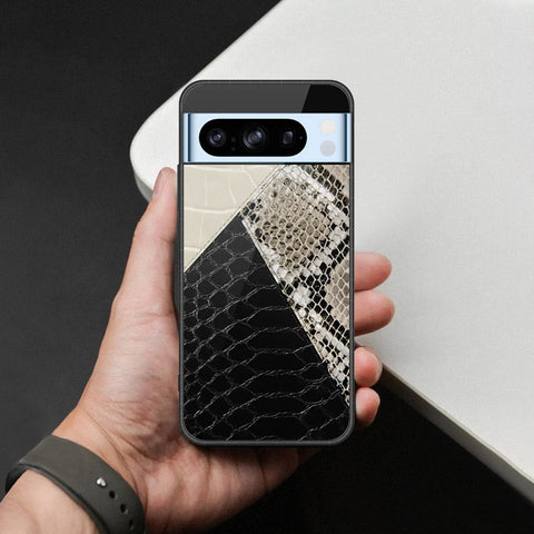 Google Pixel 8 Pro Cover - Printed Skins Series - HQ Ultra Shine Premium Infinity Glass Soft Silicon Borders Case