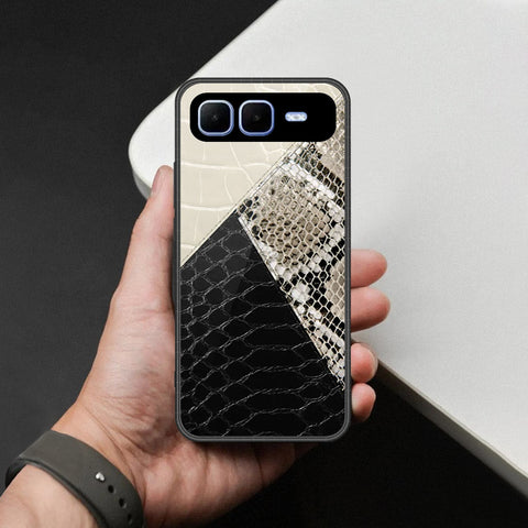 Infinix Smart 10 Plus Cover - Printed Skins Series - HQ Ultra Shine Premium Infinity Glass Soft Silicon Borders Case