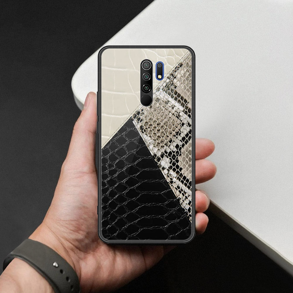 Xiaomi Redmi 9 Cover - Printed Skins Series - HQ Ultra Shine Premium Infinity Glass Soft Silicon Borders Case