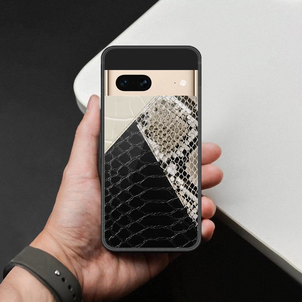 Google Pixel 7 Cover - Printed Skins Series - HQ Ultra Shine Premium Infinity Glass Soft Silicon Borders Case