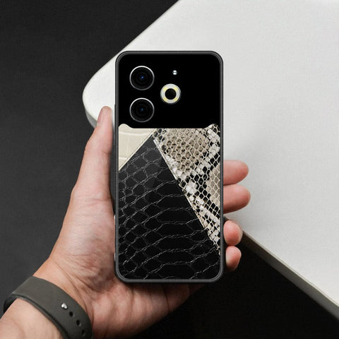 Tecno Pova 6 Cover - Printed Skins Series - HQ Ultra Shine Premium Infinity Glass Soft Silicon Borders Case