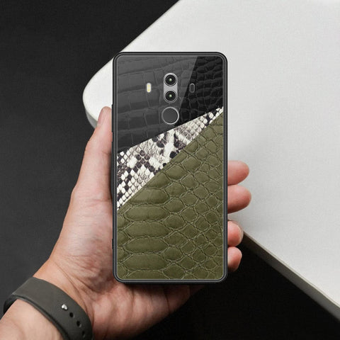 Huawei Mate 10 Pro Cover - Printed Skins Series - HQ Ultra Shine Premium Infinity Glass Soft Silicon Borders Case