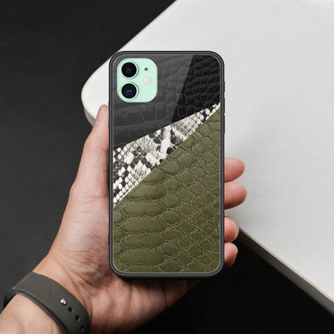 iPhone 11 - Printed Skins Series - HQ Ultra Shine Premium Infinity Glass Soft Silicon Borders Case