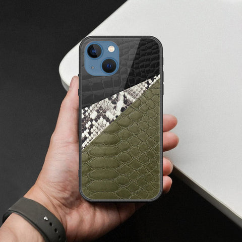 iPhone 13 Cover - Printed Skins Series - HQ Ultra Shine Premium Infinity Glass Soft Silicon Borders Case