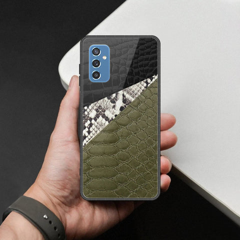 Samsung Galaxy M52 5G Cover - Printed Skins Series - HQ Ultra Shine Premium Infinity Glass Soft Silicon Borders Case