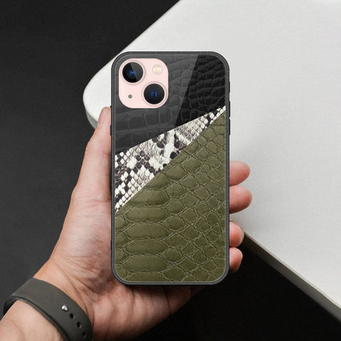 iPhone 14 - Printed Skins Series - HQ Ultra Shine Premium Infinity Glass Soft Silicon Borders Case