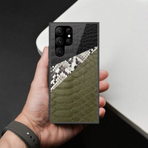 Samsung Galaxy S23 Ultra 5G Cover - Printed Skins Series - HQ Ultra Shine Premium Infinity Glass Soft Silicon Borders Case