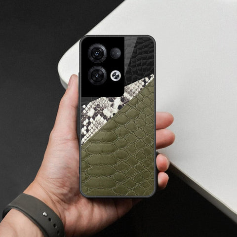 Oppo Reno 8 Pro  Cover - Printed Skins Series - HQ Ultra Shine Premium Infinity Glass Soft Silicon Borders Case
