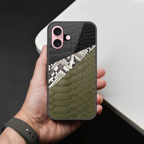 iPhone 16 Plus - Printed Skins Series - HQ Ultra Shine Premium Infinity Glass Soft Silicon Borders Case