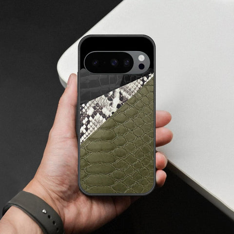 Google Pixel 9 Pro XL Cover - Printed Skins Series - HQ Ultra Shine Premium Infinity Glass Soft Silicon Borders Case