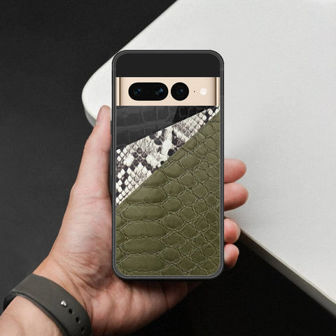 Google Pixel 7 Pro Cover - Printed Skins Series - HQ Ultra Shine Premium Infinity Glass Soft Silicon Borders Case