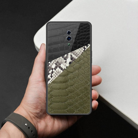 Oppo Reno Cover - Printed Skins Series - HQ Ultra Shine Premium Infinity Glass Soft Silicon Borders Case