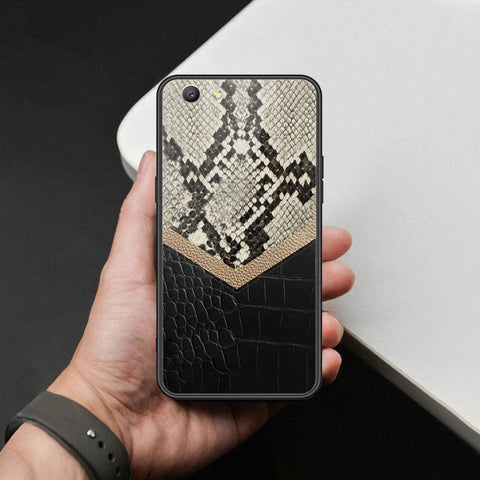 Oppo A59 Cover - Printed Skins Series - HQ Ultra Shine Premium Infinity Glass Soft Silicon Borders Case