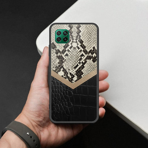 Huawei Nova 6 SE Cover - Printed Skins Series - HQ Ultra Shine Premium Infinity Glass Soft Silicon Borders Case