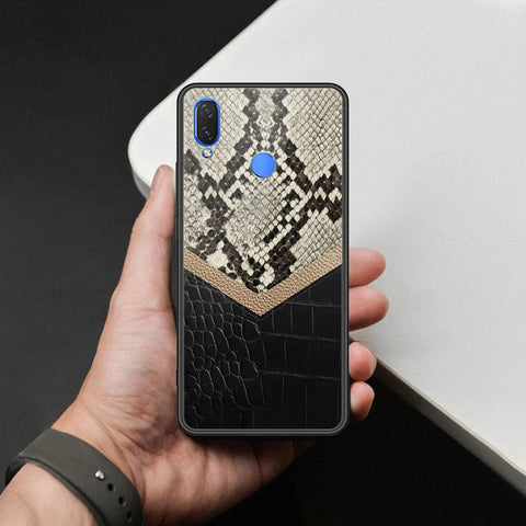 Huawei Y9 2019 Cover - Printed Skins Series - HQ Ultra Shine Premium Infinity Glass Soft Silicon Borders Case