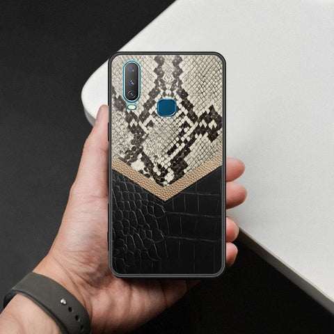 Vivo Y15 Cover - Printed Skins Series - HQ Ultra Shine Premium Infinity Glass Soft Silicon Borders Case