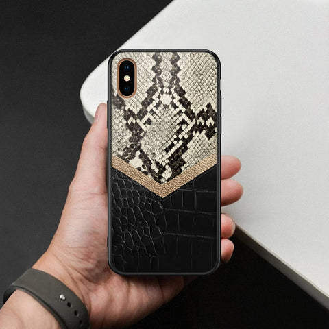 iPhone XS Max - Printed Skins Series - HQ Ultra Shine Premium Infinity Glass Soft Silicon Borders Case