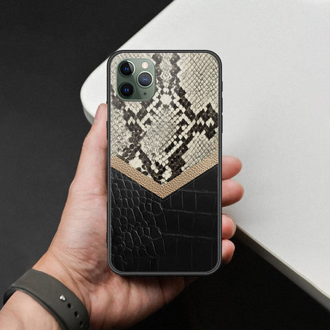 iPhone 11 Pro Max - Printed Skins Series - HQ Ultra Shine Premium Infinity Glass Soft Silicon Borders Case