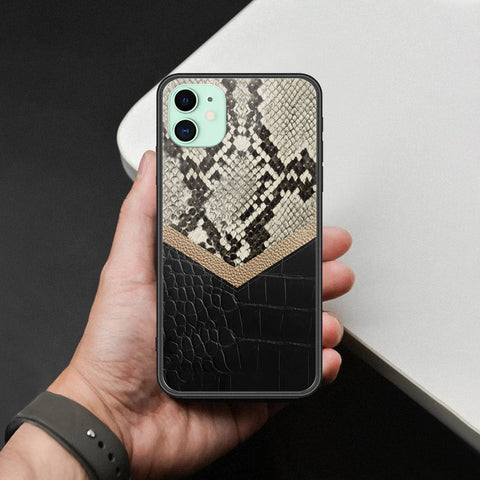 iPhone 11 - Printed Skins Series - HQ Ultra Shine Premium Infinity Glass Soft Silicon Borders Case