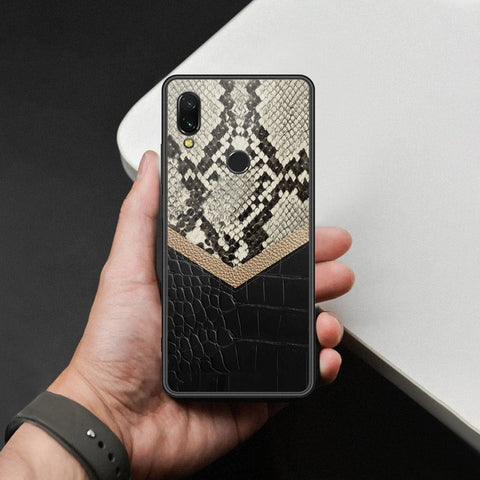 Xiaomi Redmi 7 Cover - Printed Skins Series - HQ Ultra Shine Premium Infinity Glass Soft Silicon Borders Case