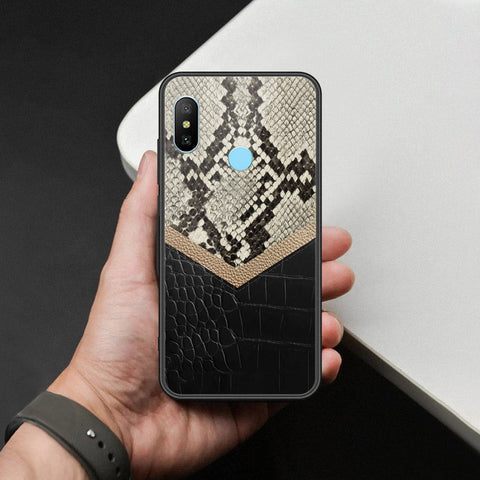 Xiaomi Redmi Note 6 Pro Cover - Printed Skins Series - HQ Ultra Shine Premium Infinity Glass Soft Silicon Borders Case