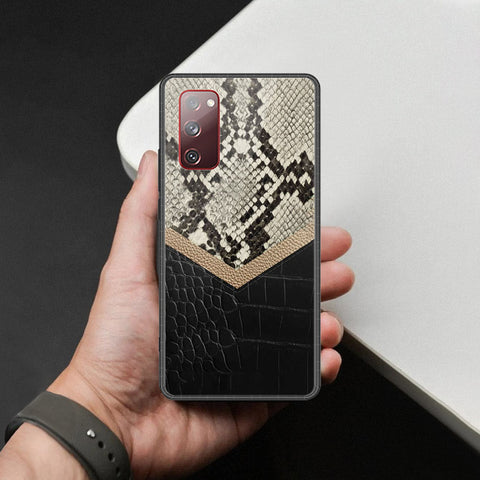 Samsung Galaxy S20 FE Cover - Printed Skins Series - HQ Ultra Shine Premium Infinity Glass Soft Silicon Borders Case