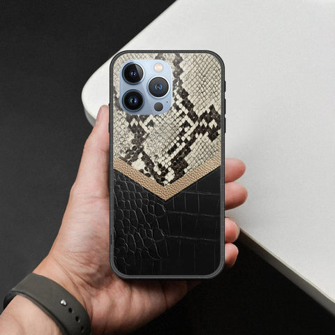 iPhone 13 Pro Cover - Printed Skins Series - HQ Ultra Shine Premium Infinity Glass Soft Silicon Borders Case