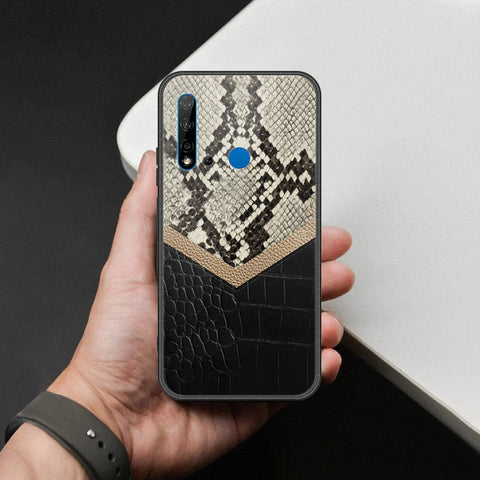 Huawei P20 Lite 2019 Cover - Printed Skins Series - HQ Ultra Shine Premium Infinity Glass Soft Silicon Borders Case