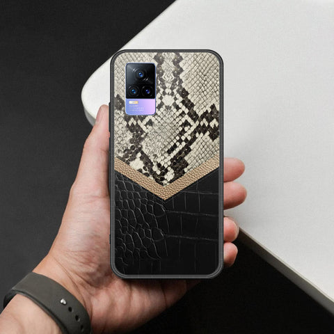 Vivo Y73 Cover - Printed Skins Series - HQ Ultra Shine Premium Infinity Glass Soft Silicon Borders Case