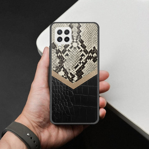 Samsung Galaxy M32 Cover - Printed Skins Series - HQ Ultra Shine Premium Infinity Glass Soft Silicon Borders Case