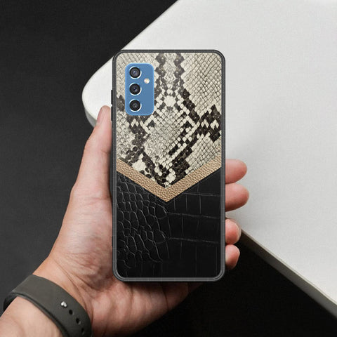 Samsung Galaxy M52 5G Cover - Printed Skins Series - HQ Ultra Shine Premium Infinity Glass Soft Silicon Borders Case