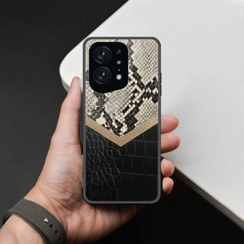 Oppo Find X5 Pro Cover - Printed Skins Series - HQ Ultra Shine Premium Infinity Glass Soft Silicon Borders Case