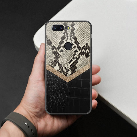 OnePlus 5T Cover - Printed Skins Series - HQ Ultra Shine Premium Infinity Glass Soft Silicon Borders Case