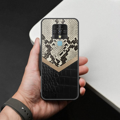 Tecno Camon 16 Cover - Printed Skins Series - HQ Ultra Shine Premium Infinity Glass Soft Silicon Borders Case