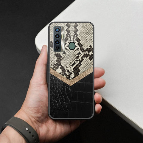 Tecno Camon 17 Cover - Printed Skins Series - HQ Ultra Shine Premium Infinity Glass Soft Silicon Borders Case