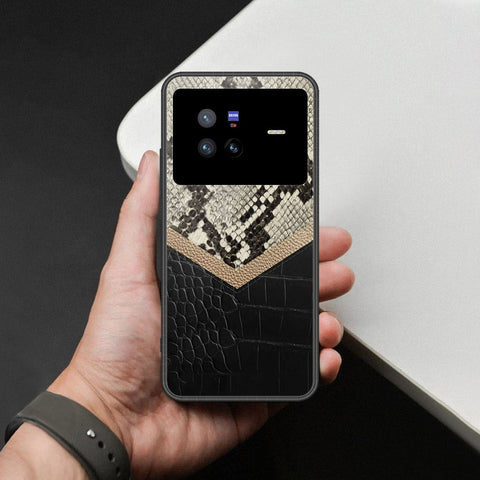 Vivo X80 Cover - Printed Skins Series - HQ Ultra Shine Premium Infinity Glass Soft Silicon Borders Case