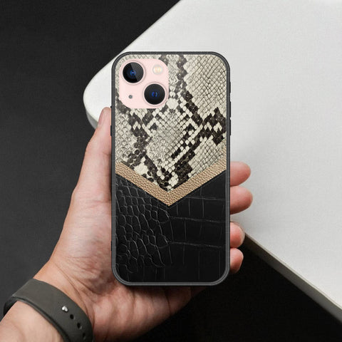 iPhone 14 - Printed Skins Series - HQ Ultra Shine Premium Infinity Glass Soft Silicon Borders Case