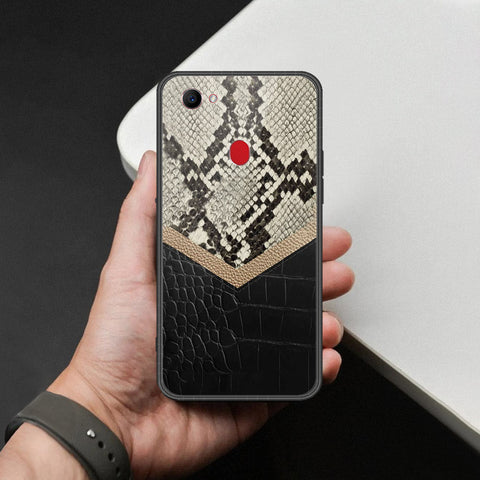 Oppo F7 Cover - Printed Skins Series - HQ Ultra Shine Premium Infinity Glass Soft Silicon Borders Case